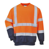 Portwest B306 Class 3 Hi-Vis Contrast Sweatshirt
