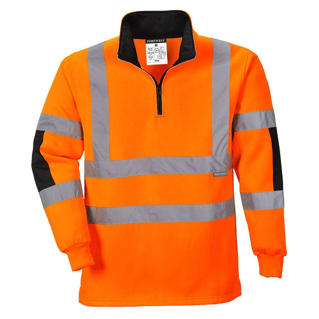 Portwest B308 Class 3 Xenon Hi-Vis Rugby Shirt