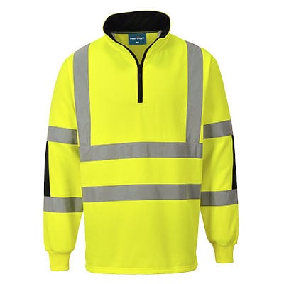 Portwest B308 Class 3 Xenon Hi-Vis Rugby Shirt