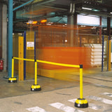 belt-barrier-HIGH-VIS-VISBILITY-industrial-sites-warehouses-events-parking-facilities-crowd-queue-control-management-line-dividers-airports-retractable-safety-indoor-outdoor-pedestrian-yellow-black-red-white-self-tensioning-self-weighted