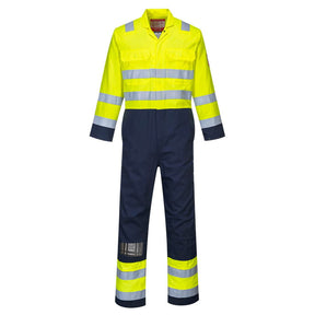 Portwest BIZ7 Bizflame Work Hi-Vis Contrast FR Coverall