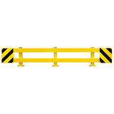 BLACK-BULL-racking-end-frame-protectors-A-warehouse-pallet-rack-heavy-duty-galvanised-steel-industrial-commercial-factories-durable-protective-safety-forklift-plant-machinery-adjustable-width-manufacturing-units-distribution-depots-powder-coated