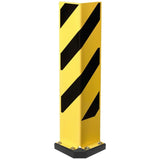 black-bull-right-angle-flex-shock-absorbent-heavy-duty-pallet-racking-corner-protectors-forklift-damage-prevention-impact-resistant-building-doorway-protection-high-visibility-powder-coated-yellow-industrial-warehouse-safety-black-top-grade-steel-machine-guards-partitions-mezzanine-support-columns-racking-uprights-DIN-4844-Safety Guidelines