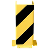 black-bull-U-profile-heavy-duty-pallet-racking-corner-protectors-forklift-damage-prevention-impact-resistant-building-doorway-protection-high-visibility-powder-coated-yellow-industrial-warehouse-safety-black-top-grade-steel-machine-guards-partitions-mezzanine-support-columns-racking-uprights-DIN-4844-Safety Guidelines