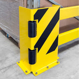 BLACK-BULL-racking-end-frame-protectors-b-with-rollers-warehouse-pallet-rack-heavy-duty-galvanised-steel-industrial-commercial-factories-durable-protective-safety-forklift-plant-machinery-adjustable-width-manufacturing-units-distribution-depots-powder-coated