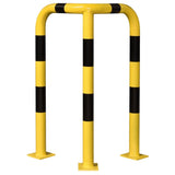 black-bull-corner-protection-guards-1200mm-yellow-black-red-white-hot-dip-galvanised-indoor-outdoor-powder-coated-industrial-warehouse-heavy-duty-metal-wall-corner-high-impact-safety-guards-bolt-down-surface-mount-high-visibility-durable-impact-protection