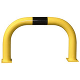 black-bull-steel-protection-guards-XL-600mm-yellow-black-hot-dip-galvanised-indoor-outdoor-powder-coated-industrial-warehouse-heavy-duty-metal-wall-corner-high-impact-safety-guards-bolt-down-surface-mount-high-visibility-durable-impact-protection