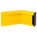 Black-bull-plastic-end-caps-for-rail-low-level-impact-guard-rails-indoor-outdoor-use-powder-coated-hot-dip-galvanised-yellow-high-visibility-steel-protection-safety-warehouse-industrial-barrier-beam-factories-parking-workplace-forklift-crash-bollard-commercial-depots-factories-hazard