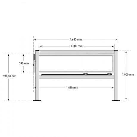 BLACK-BULL-MD-medium-duty-impact-protection-railing-system-sliding-gate-high-visibility-machinery-pedestrian-safety-powder-coated-steel-walkways-vehicle-durable-steel-guardrail-warehouse-factories-industrial-manufacturing-units-depots-car-parks