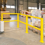 BLACK-BULL-MD-medium-duty-impact-protection-railing-system-high-visibility-machinery-pedestrian-safety-galvanised-powder-coated-walkways-vehicle-durable-steel-guardrail-warehouse-factories-industrial-manufacturing-units-depots-car-parks