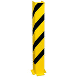 black-bull-U-profile-heavy-duty-pallet-racking-corner-protectors-forklift-damage-prevention-impact-resistant-building-doorway-protection-high-visibility-powder-coated-yellow-industrial-warehouse-safety-black-top-grade-steel-machine-guards-partitions-mezzanine-support-columns-racking-uprights-DIN-4844-Safety Guidelines