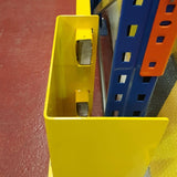 BLACK-BULL-racking-end-frame-protectors-b-warehouse-pallet-rack-heavy-duty-galvanised-steel-industrial-commercial-factories-durable-protective-safety-forklift-plant-machinery-adjustable-width-manufacturing-units-distribution-depots-powder-coated