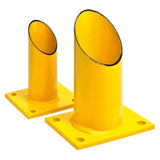 black-bull-steel-protection-guards-XL-1200mm-yellow-black-hot-dip-galvanised-indoor-outdoor-powder-coated-industrial-warehouse-heavy-duty-metal-wall-corner-high-impact-safety-guards-bolt-down-surface-mount-high-visibility-durable-impact-protection