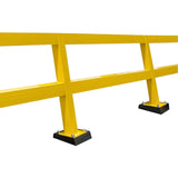 black-bull-flex-flexible-spare-pad-steel-impact-protection-guard-rails-shock-absorption-yellow-black-hot-dip-galvanised-indoor-outdoor-powder-coated-industrial-warehouse-heavy-duty-metal-wall-corner-high-impact-safety-guards-bolt-down-surface-mount-high-visibility-durable-impact-protection-garages-forklift-commercial-retail-distribution