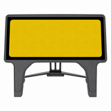 Blank Yellow/Black 1050 x 450mm Q-Sign