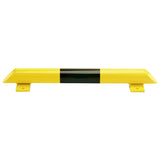 black-bull-collision-protection-bars-floor-rails-high-visibility-yellow-black-warehouses-factories-depots-barrier-vehicle-forklist-safety-impact-resistant-truck-car-construction-industrial-durable-steel-powder-coated-heavy-duty-bolt-down-surface-mount