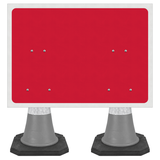 BLANK 1050 x 750mm Cone Sign (Double Cone)