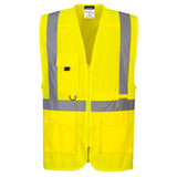 Portwest C357 Class 2 Hi-Vis Tablet Pocket Executive Vest