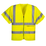 Portwest C372 Class 2 Hi-Vis Band and Brace Zip Vest S/S