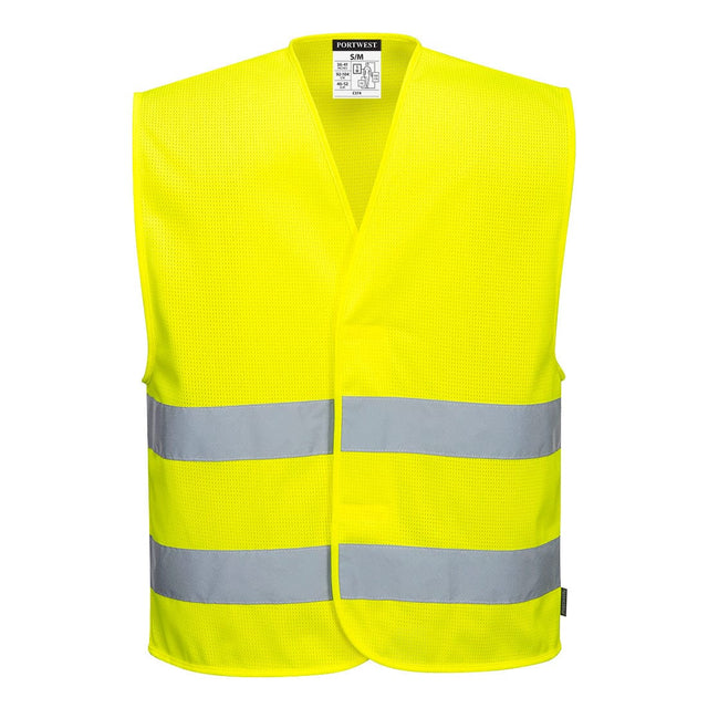 Portwest C374 Class 2 Hi-Vis Mesh Two Band Vest
