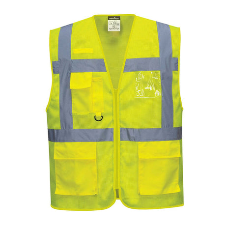 Portwest C376 Class 2 Athens Hi-Vis Mesh Executive Vest