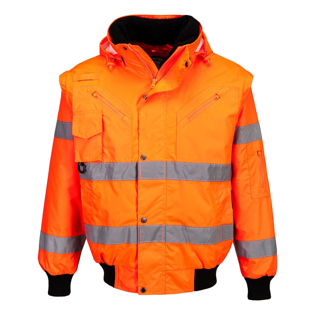 Portwest C467 Class 3 Hi-Vis 3-in-1 Bomber Jacket