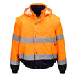 Portwest C468 Class 3 Hi-Vis 2-in-1 Contrast Bomber Jacket
