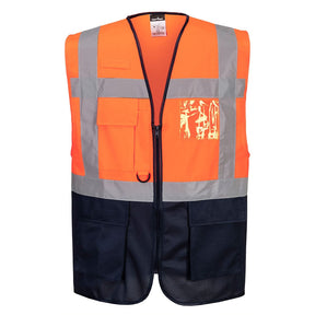 Portwest C476 Warsaw Hi-Vis Contrast Executive Vest