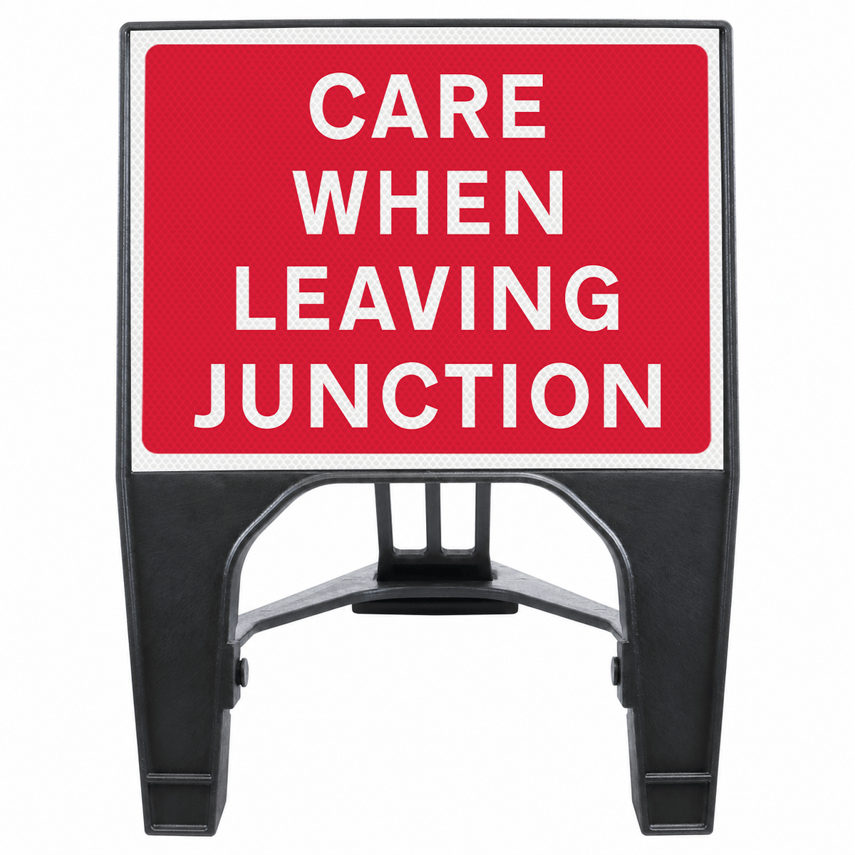 Care When Leaving Junction 600 x 450mm Q-Sign