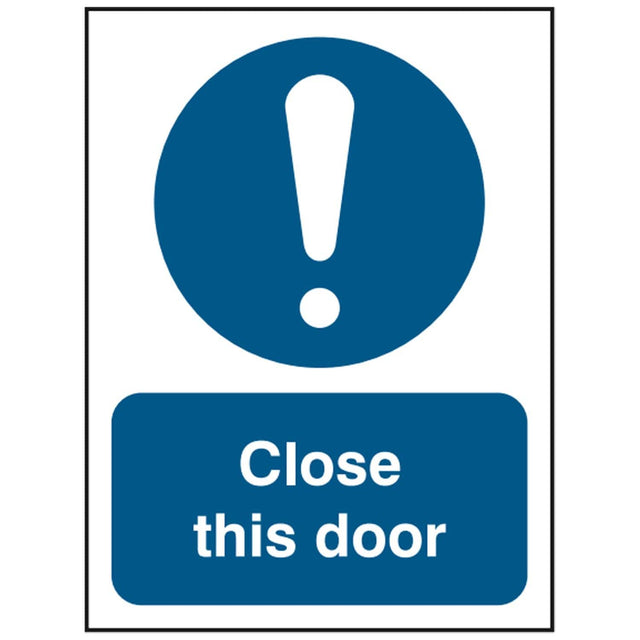 close-this-door-sign-safety-extinguisher-signage-fire-evacuation-escape-hazard-identify-locate-instruct-alarm-prevention-regulations-compliance-gear-self-adhesive-rigid-PVC-foam-high-impact-polystyrene-photoluminescent-polycarbonate