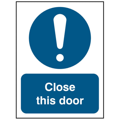 close-this-door-sign-safety-extinguisher-signage-fire-evacuation-escape-hazard-identify-locate-instruct-alarm-prevention-regulations-compliance-gear-self-adhesive-rigid-PVC-foam-high-impact-polystyrene-photoluminescent-polycarbonate