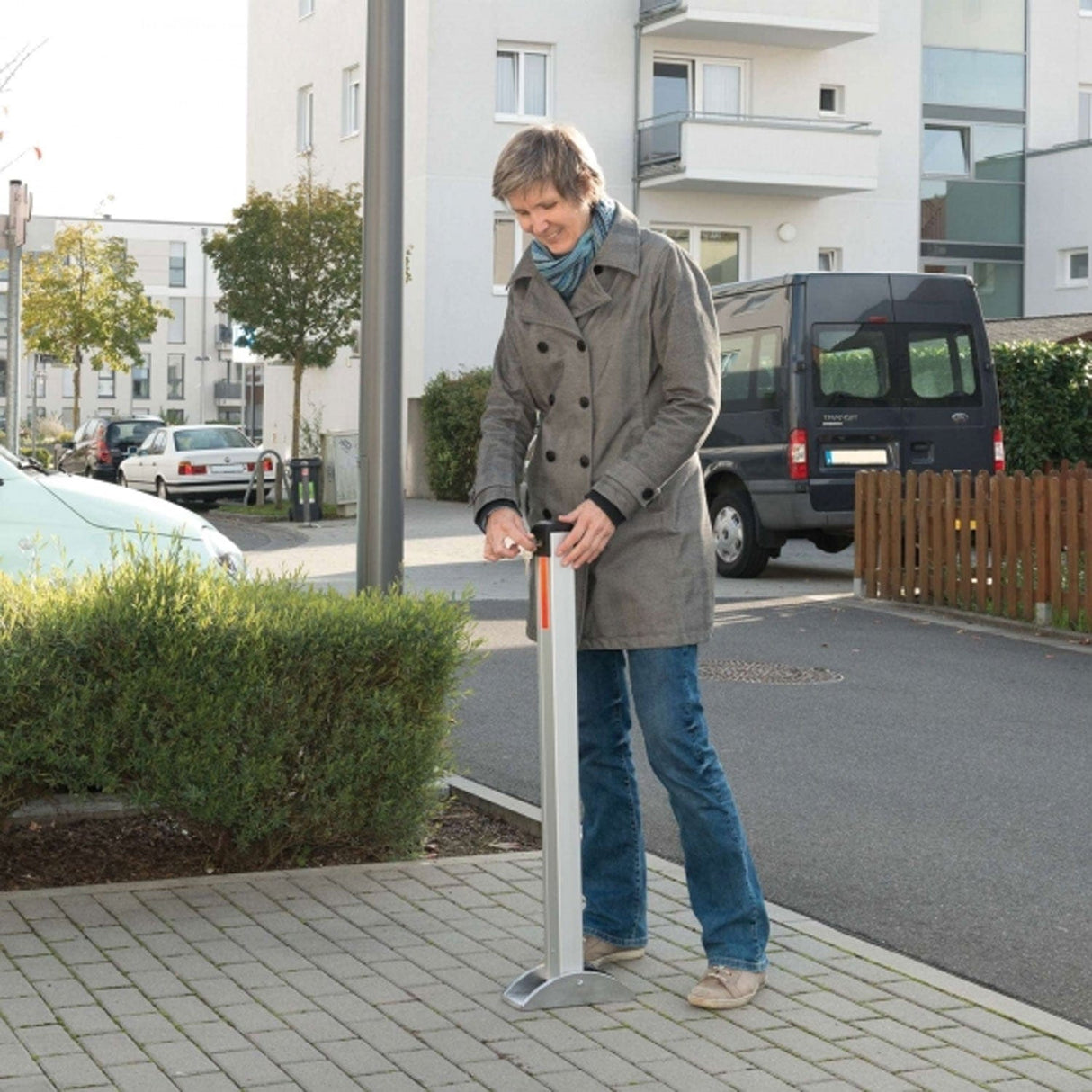 Drop Down Parking Post