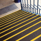 COBAgrip-stair-tread-non-slip-silicon-carbide-surface-stairs-protectors-GRP-fire-tested-steps-indoor-outdoor-anti-slip-resistant-covers-staircase-fiberglass-durable-high-traction-industrial-school-universities-warehouse-hospitals-stairway-yellow-black-white