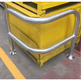 cph2-high-visibility-corner-protection-hoops-guards-barriers-warehouse-industrial-heavy-duty-crash-impact-protection-safety-forklift-pedestrian-durable-indoor-outdoor-galvanised-mild-steel-powder-coated-yellow-black-reflective-bands-accidental-damage-protection-ragged-flanged-concrete-in-bolt-down-depots-loading-bays