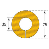 Pipe Impact Protection Foam with Slot