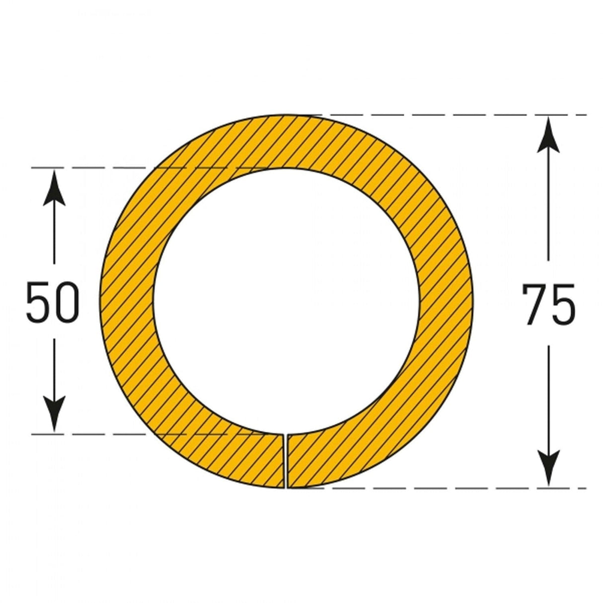 Pipe Impact Protection Foam with Slot