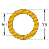Pipe Impact Protection Foam with Slot