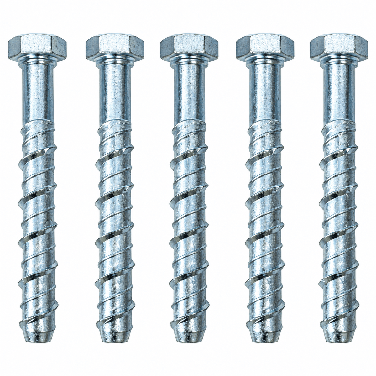 M14/16 x 130 Hexagon Head Zinc Plated Screw Bolt Anchor