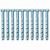 M14/16 x 130 Hexagon Head Zinc Plated Screw Bolt Anchor