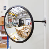 Detective-wall-magnetic-mount-observation-mirror-round-indoor-use-wall-mounted-convex-blind-spot-surveillance-security-warehouse-parking-lot-acrylic-retail-stores-anti-theft-offices-corner-elevators-safety-airports-supermarket-driveways-offices