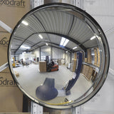 Detective-wall-observation-mirror-round-indoor-use-wall-mounted-convex-blind-spot-surveillance-security-warehouse-parking-lot-acrylic-retail-stores-anti-theft-offices-corner-elevators-safety-airports-supermarket-driveways-offices