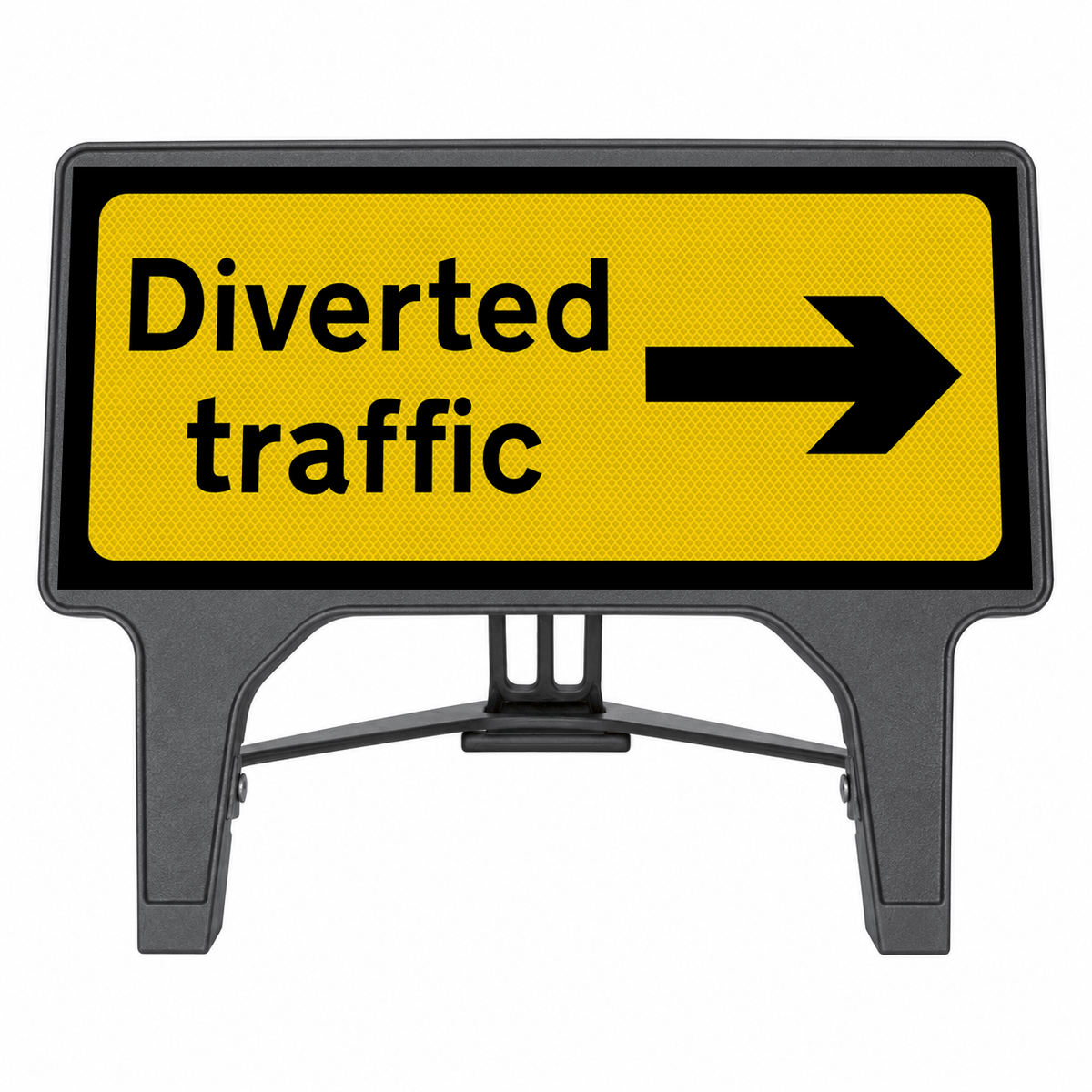 Diverted Traffic Right 1050x450mm Road Sign 2703a