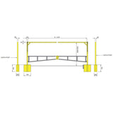 double-leaf-opening-fixed-height-with-lower-gate-restriction-barriers-goalposts-vehicle-gates-overhead-low-clearance-systems-access-control-warning-enforcement-car-parks-toll-booths-truck-hgv-stops-airports-industrial-sites-warehouses-theme-parks-commercial-residential-shopping-centres-stadium-parking