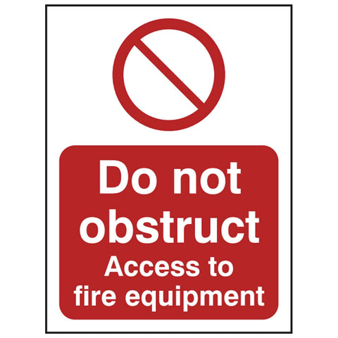 do-not-obstruct-access-to-fire-equipment-safety-extinguisher-signage-fire-evacuation-escape-hazard-identify-locate-instruct-alarm-prevention-regulations-compliance-gear-self-adhesive-rigid-PVC-foam-high-impact-polystyrene-photoluminescent-polycarbonate