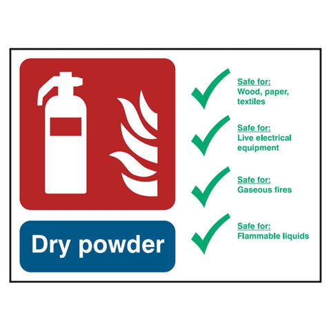 dry-powder-extinguisher-sign-emergency-exit-fire-extinguisher-signage-evacuation-escape-hazard-identify-locate-instruct-alarm-prevention-assembly-regulations-compliance-gear-self-adhesive-rigid-PVC-foam-high-impact-polystyrene-photoluminescent-polycarbonate