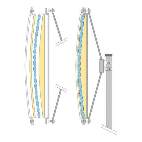 Condensation Resistant Traffic Mirror