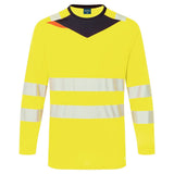 Portwest DX416 Class 2 DX4 Hi-Vis T-Shirt L/S
