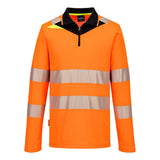 Portwest DX419 Class 2 DX4 Hi-Vis Zip Polo Shirt L/S