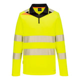 Portwest DX419 Class 2 DX4 Hi-Vis Zip Polo Shirt L/S