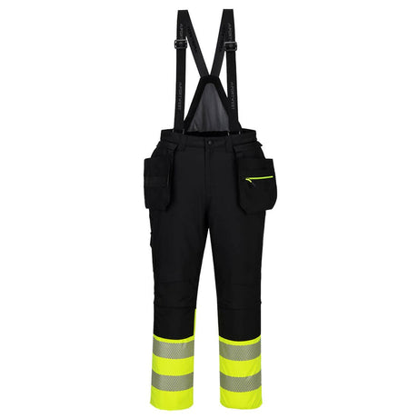 Portwest DX437 Waterproof DX4 Hi-Vis Class 1 Winter Bib and Brace